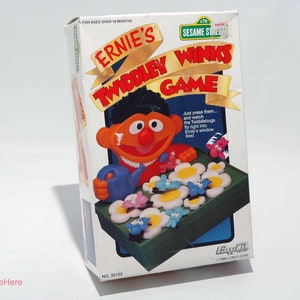 Ernie&#39;s Twiddley Winks Game - Lewco Corp. 1988 COMPLETE
