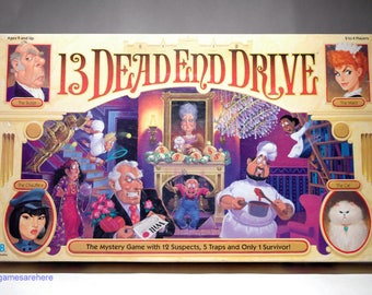 13 Dead End Drive Board Game - Milton Bradley 1993 (read description)