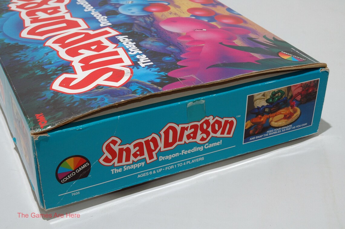 Snap Dragon Game Coleco Games 1987 COMPLETE read Etsy