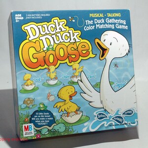 Duck Duck Goose Game - Milton Bradley 2003 COMPLETE w Repaired Board (read description)