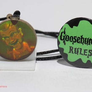 Goosebumps Dummy Necklace and Button