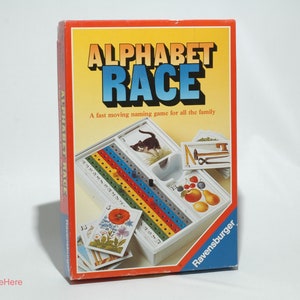 Alphabet Race Game - Ravensburger 1986
