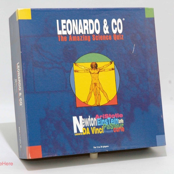 Leonardo & Co Amazing Science Quiz Game - In Cahoots 2001 Complete