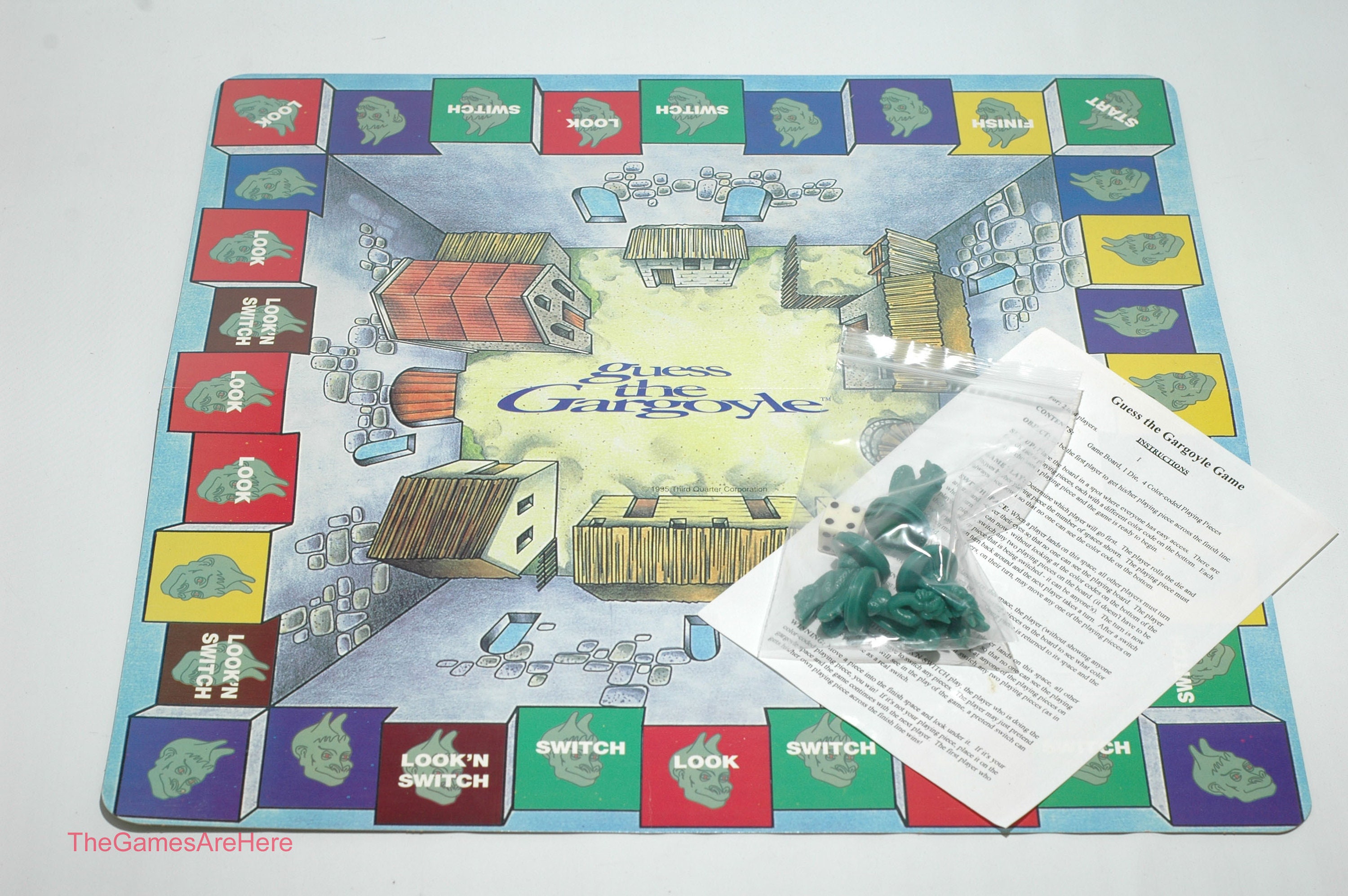Guess the Gargoyle Game - Fundex 1994 COMPLETE - Etsy