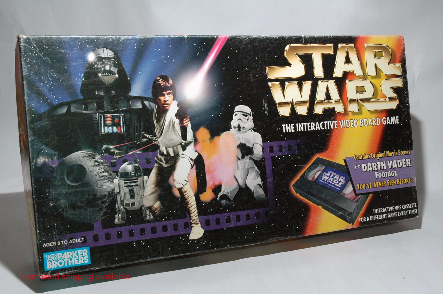Star Wars the Interactive Video VCR Board Game Parker Etsy