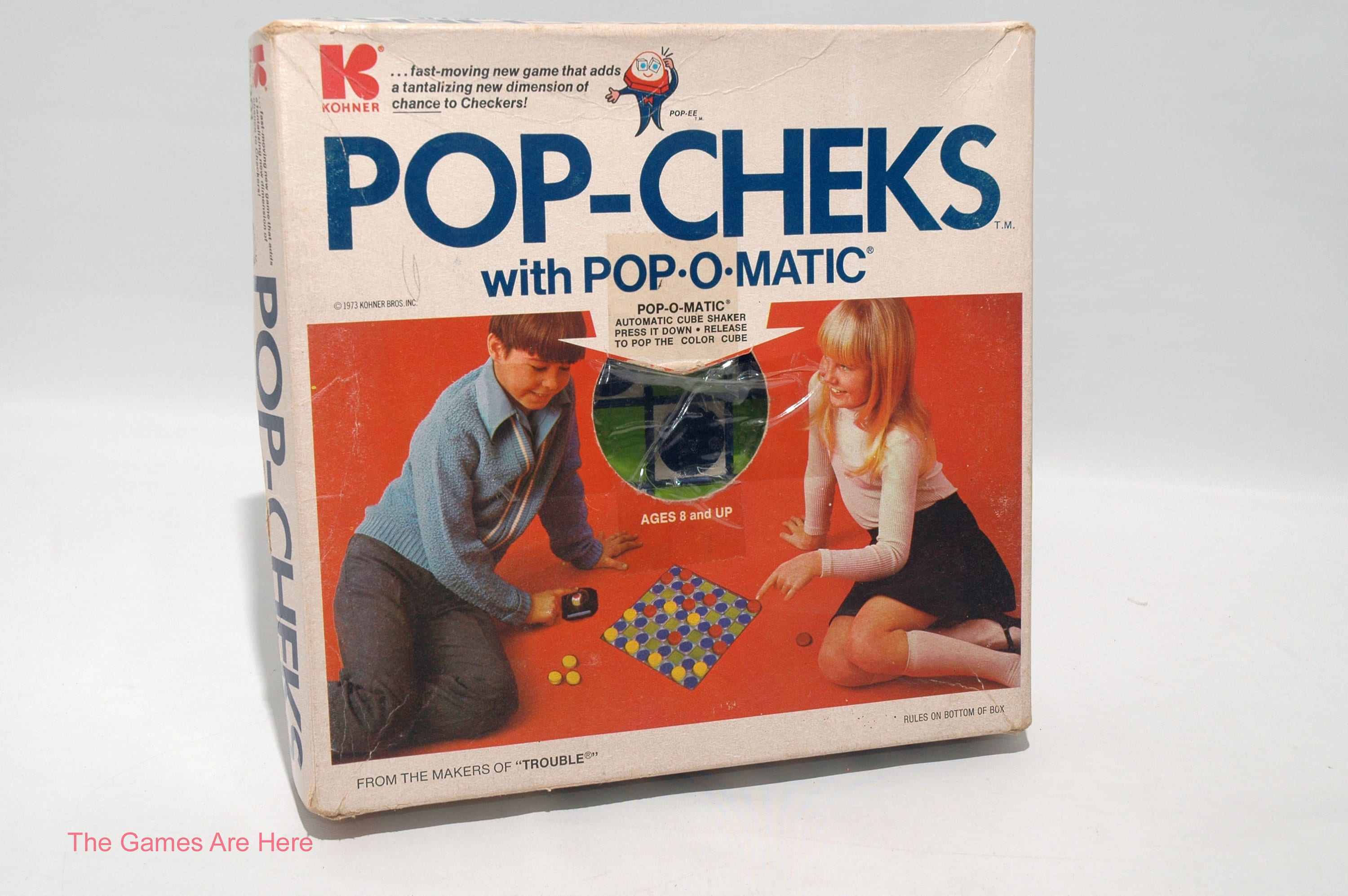 Pop Cheks Game With Pop O Matic Kohner 1973 COMPLETE - Etsy