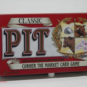 Pit the Worlds Liveliest Trading Game Classic Edition - Winning Moves 1998 COMPLETE