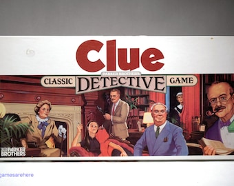 Clue Detective Game - Parker Brothers 1986 COMPLETE (read description)