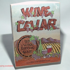 Wine Cellar Game Wine tasting game - Dynamic Design 1971 COMPLETE (read description)