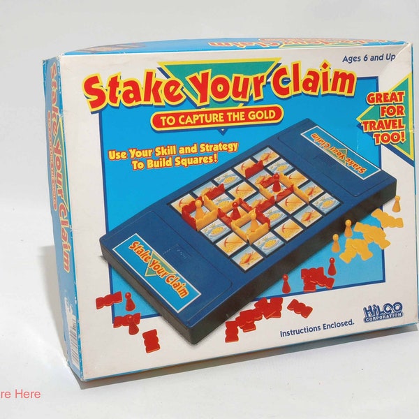 Stake Your Claim Game - Hilco 1993 COMPLETE