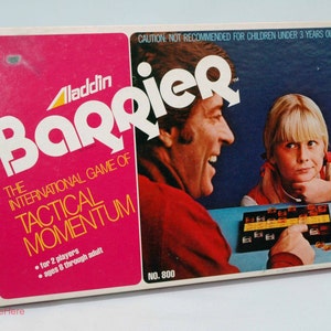 Barrier Strategy Game - Aladdin 1975 BRAND NEW