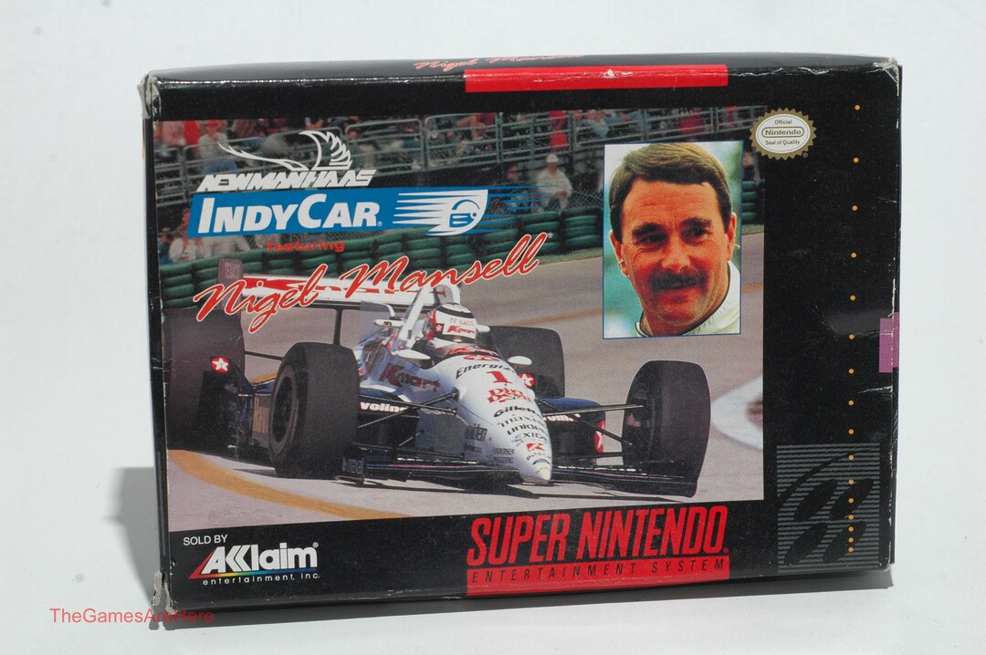 Newman Haas Indy Car Featuring Nigel Mansel - Super Nintendo