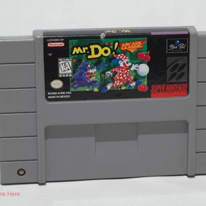 Mr. Do! Game - Super Nintendo, Black Pearl 1996 Cartridge Only