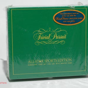 Trivial Pursuit All Star Sports Edition Expansion 1983 - Horn Abbot Brand New