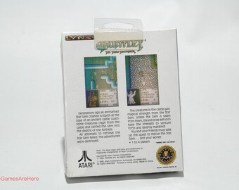 Gauntlet the Third Encounter - Atari Lynx, Tengen 1990 Brand New