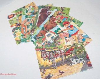 Eichhornchen Immer Dabei German Animal Blocks Vintage