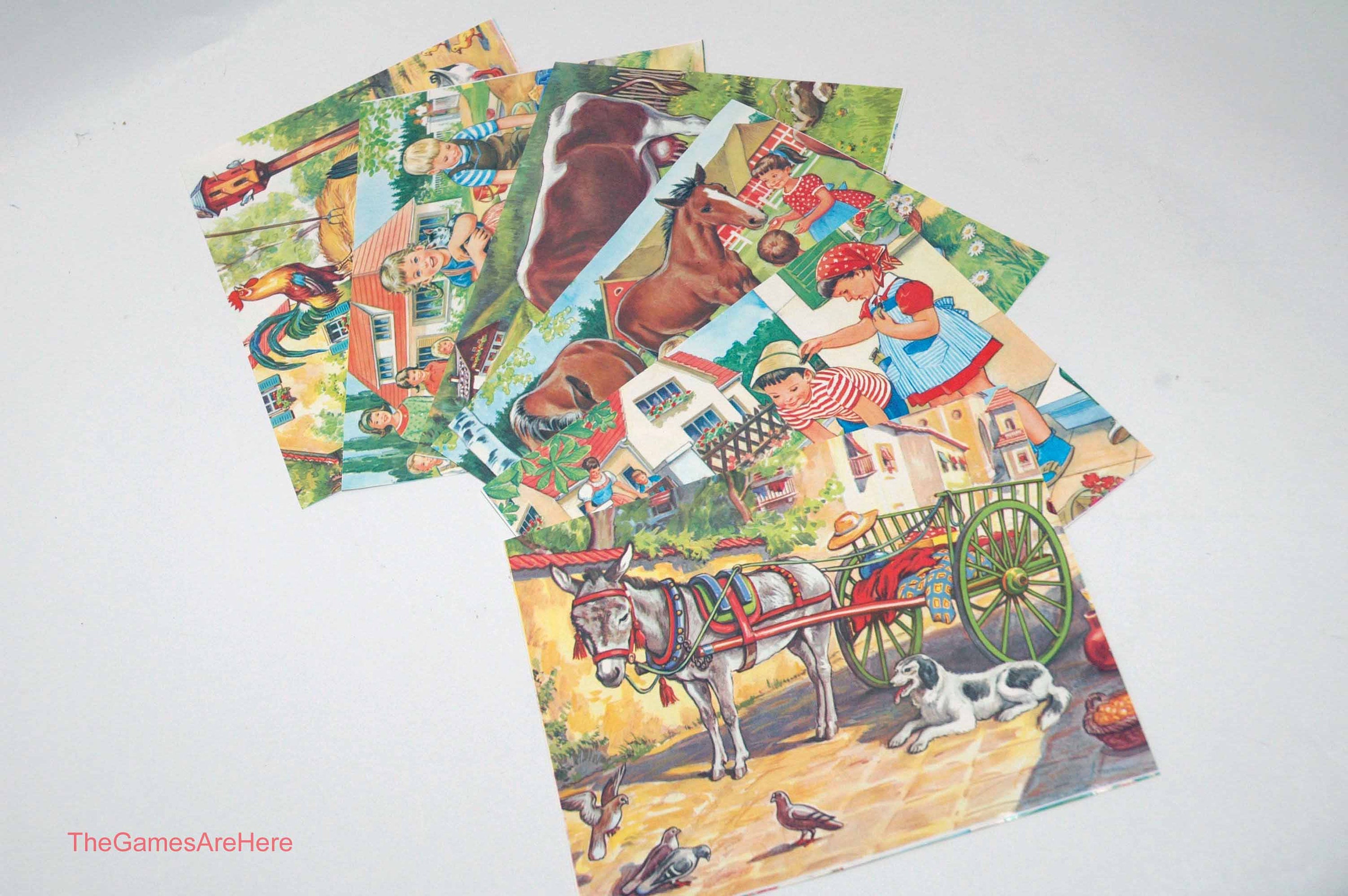 Eichhornchen Immer Dabei German Animal Blocks Vintage