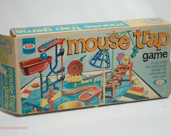 Vintage 1970 Ideal Toy Company Family Game Mousetrap - Ruby Lane