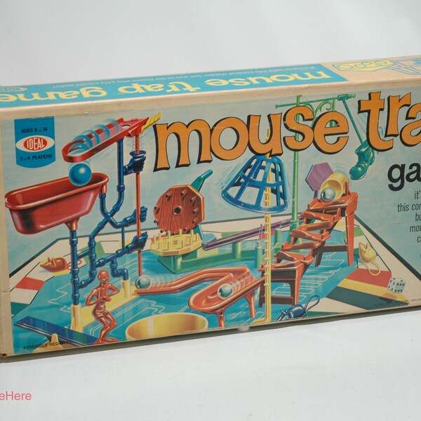 Vintage Mouse Trap Board Game Etsy