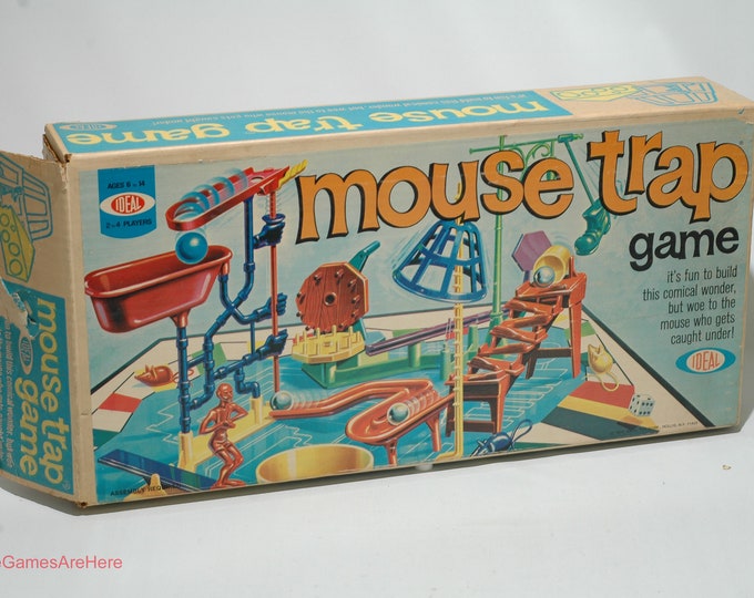 Mouse Trap Board Game - Ideal 1976 COMPLETE
