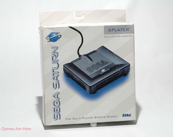 Sega Saturn 6 Player Multitap - Sega Saturn 1995 Worn Box w New Contents