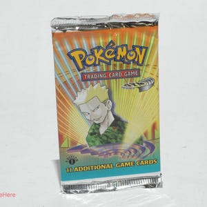 pokemon gym booster pack Pokemon - WOTC - Gym Heroes - Booster Pack main image 1
