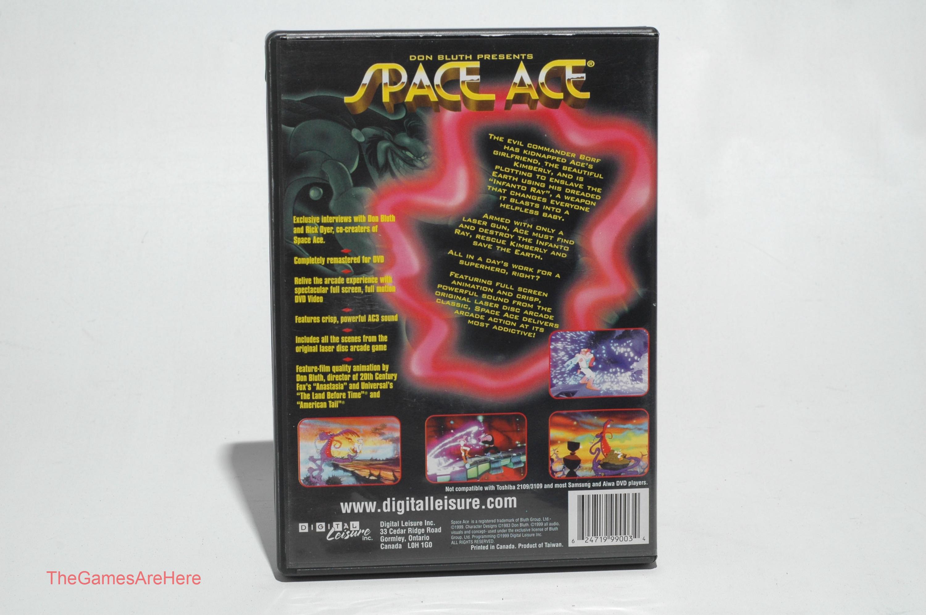 Space Ace DVD Game - Digital Leisure 1999 - Etsy