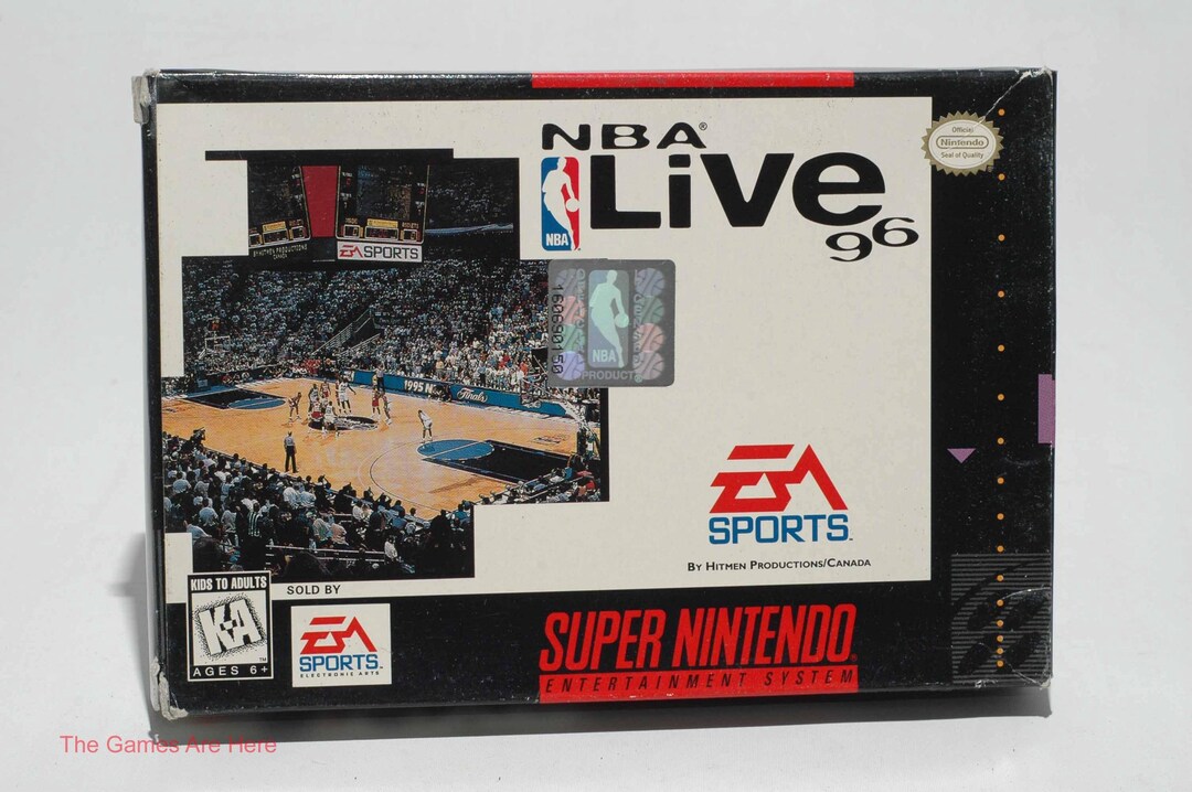 NBA Live '96 - Super Nintendo, EA Sports 1995 - Etsy