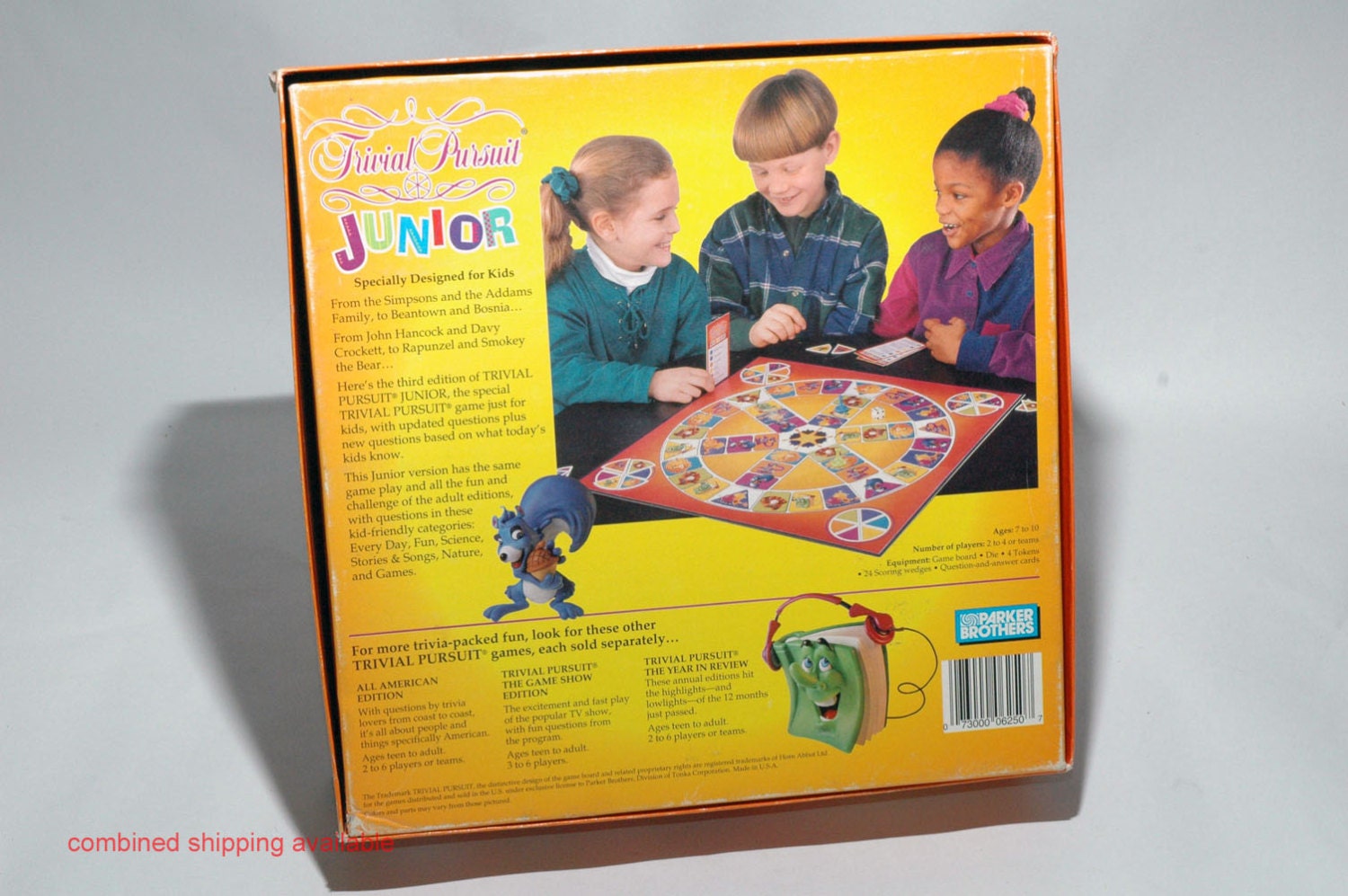 TRIVIAL PURSUIT édition junior - Parker