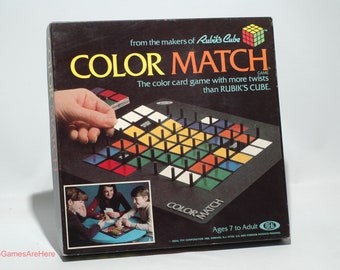 Color Match Game - Ideal 1982 COMPLETE