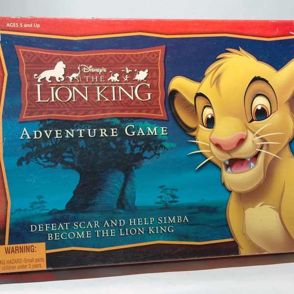Lion King Adventure Game - Milton Bradley 2003 COMPLETE (read description)