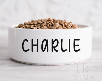 Tazón para perros personalizado Tazón para mascotas para gatos Alimentador para perros personalizado Tazón para perros de cerámica Tazón de comida Tazón de agua Regalo divertido para mascotas Tazón para mascotas personalizado Platos para perros