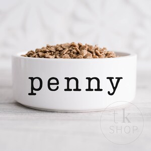 Personalized Dog Bowl Cat Pet Bowl Customized Dog Feeder Ceramic Dog Bowl Food Bowl Water Bowl Funny Pet Gift Custom Pet Bowl Dog Dishes