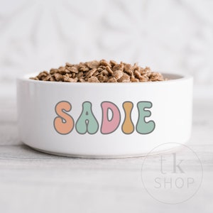 Personalized Dog Bowl Cat Pet Bowl Customized Dog Feeder Ceramic Dog Bowl Food Bowl Water Bowl Funny Pet Gift Custom Pet Bowl Dog Dishes