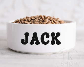Tazón para perros personalizado Tazón para mascotas para gatos Alimentador para perros personalizado Tazón para perros de cerámica Tazón de comida Tazón de agua Regalo divertido para mascotas Tazón para mascotas personalizado Platos para perros