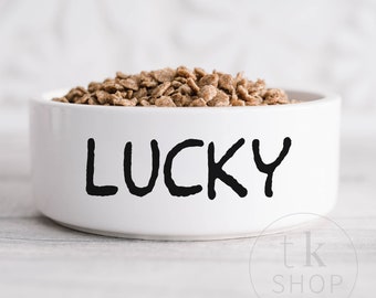 Tazón para perros personalizado Tazón para mascotas para gatos Alimentador para perros personalizado Tazón para perros de cerámica Tazón de comida Tazón de agua Regalo divertido para mascotas Tazón para mascotas personalizado Platos para perros