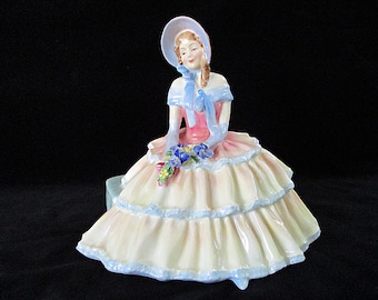 Royal Doulton Figurine, Day Dreams, Retired, Made in England