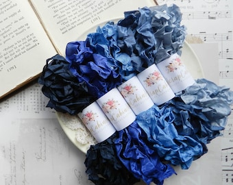 Aletha Seam Binding Set / AG Fall 2026 / Navy, Dark Royal, Smoky Blue, Muted Blue, Misty Blue / 25 Yards