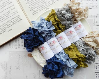 Courage Seam Binding Set / AG Create 2026 Event / Skipper, Misty Blue, Dusty Olive, Coconut Gray, Natural / 25 Yards