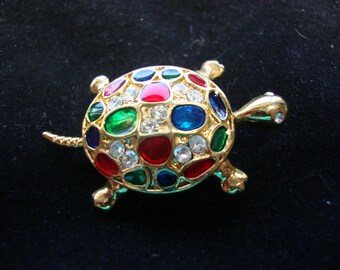Turtle Pin Brooch