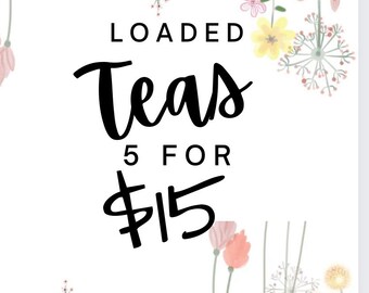 Loaded Tea Energy Tea To Go Tea Kits  Free Shipping Loaded Teas