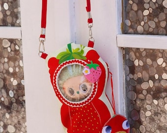 Bolsa para Labubu, Frutoso. Bolsa para Labubu.
