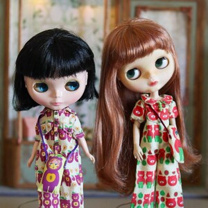 Frutoso Jumpsuit set for Blythe doll and Dal doll