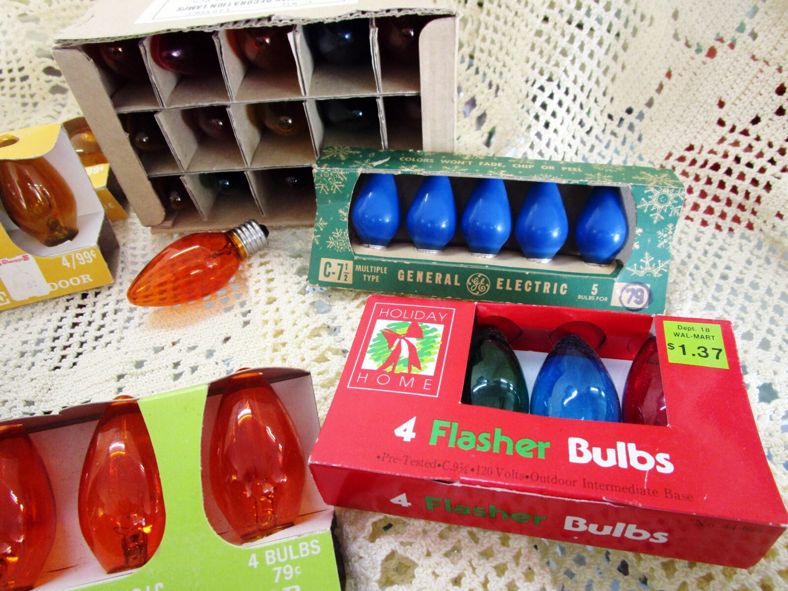 Mixed Lot of 50 Vintage Christmas Tree Light Bulbs Interior Etsy