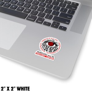 Report All Thought Crimes Sticker Anti-Authoritarian Vintage Dystopian Decal Orwell 1984 Anti-Fascist Political Propaganda Protest Sticker image 6