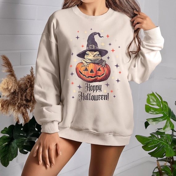 Sweatshirt Femme 'The Witch Tarot' – Design Sorcière Gothique Et Chat – Style Halloween, Vibes Occultes – 241g, Coupe Classique
