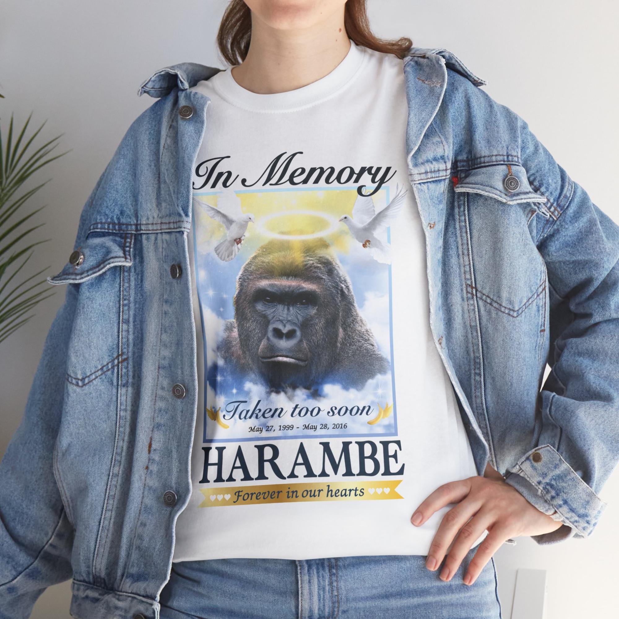 New Dicks Out Para Harambe Camisa Gorilla Meme Camisa Divertida Algodón Jersey Hombres Y Mujeres Camiseta Unisex Adulto Tamaños