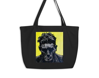 Gothic Dark Soul Bag  | Tote Bag | Goth Gifts | Johnnytinthe56 | Art | Eco Friendly | Zero waste | Large Organic cotton Tote