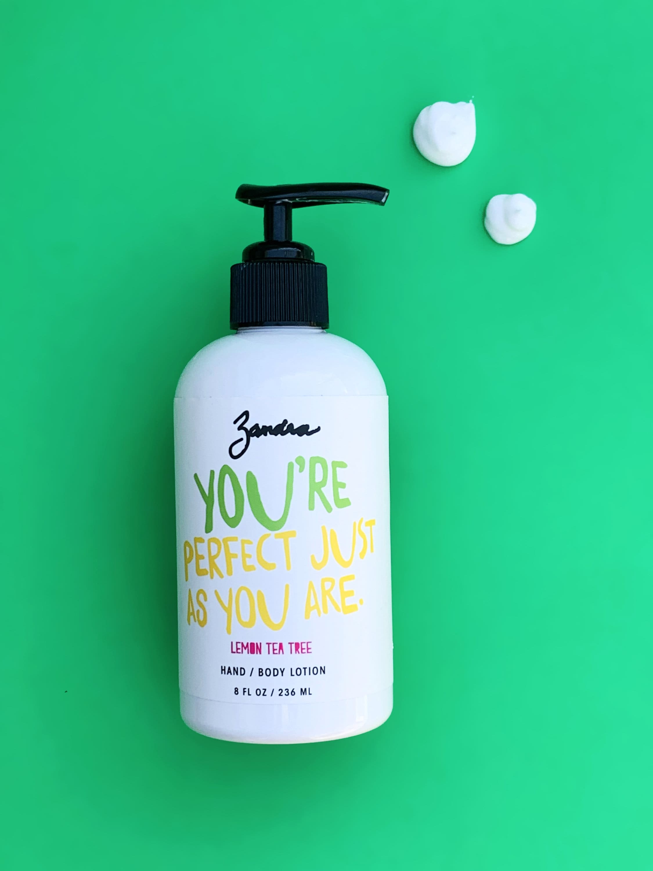Hand + Body Lotion - Lemon Tea Tree// Jojoba Oil/Shea Butter/Cocoa Butter/Dry Skin Relief/ Vegan Body Creme / Teen Skin Care/ Inspirational