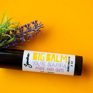 Big Balm Lip Body Balm Lavender Vanilla Chai image 1